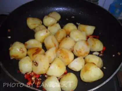 Make ♪ Zipper salt little potatoes ♪ step 5
