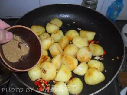 Make ♪ Zipper salt little potatoes ♪ step 6