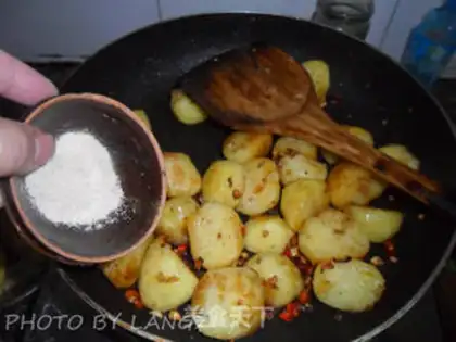 Make ♪ Zipper salt little potatoes ♪ step 7