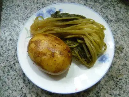 Make Snow pickles, potatoes step 1