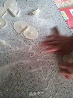 Make Egg pie from dumplings step 1