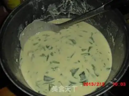 Make Spinach omelet step 2