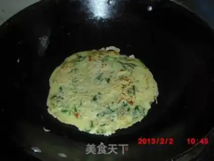 Make Spinach omelet step 5