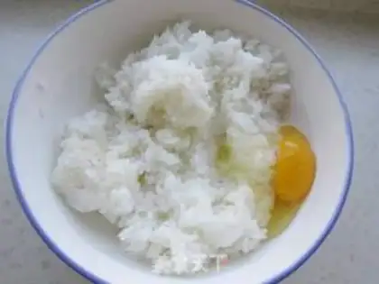 Make A rice cake step 1
