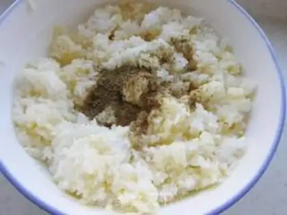 Make A rice cake step 2