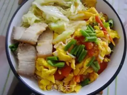 Make Tomato egg noodles step 9