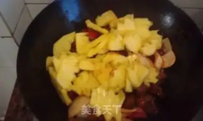 Make Pineapple fried ribs step 5