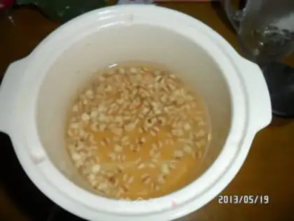 Make Double rice porridge step 2