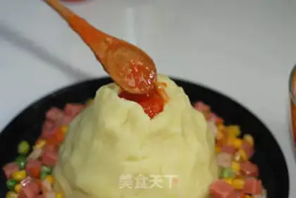 Make lava mashed potatoes step 9