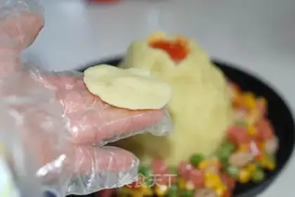 Make lava mashed potatoes step 10