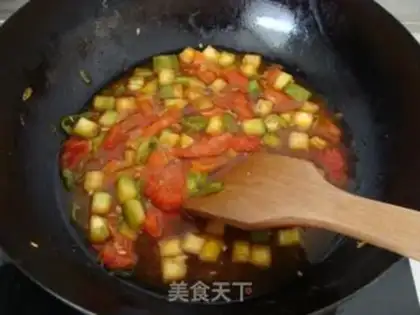 Make Cheese and tomato eggs for noodles step 8