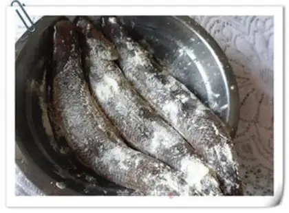 Make Garbage sardines step 1