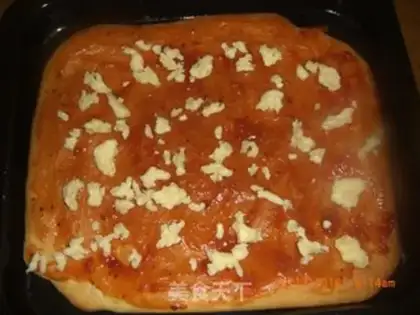Make Salami pizza step 7