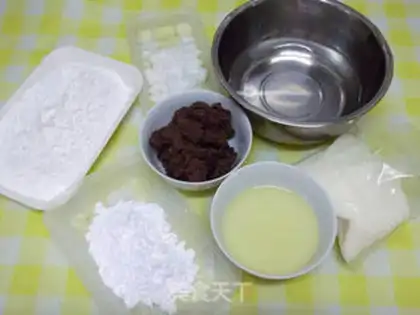 Make Snowflake rice cake step 0