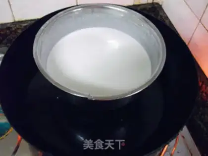 Make Snowflake rice cake step 3
