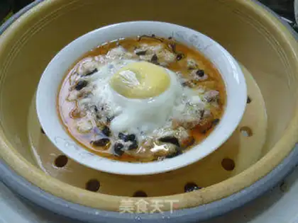 Make Blackwood eggs steam meat step 13