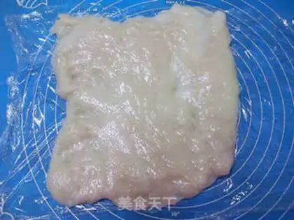 Make Snowflake rice cake step 6