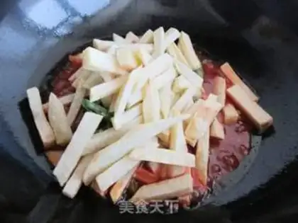 Make Cheese and potatoes and beans step 9