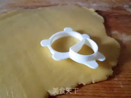 Make Panda 3D cookies step 9