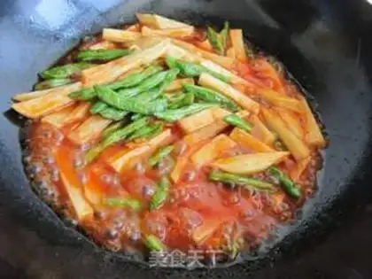 Make Cheese and potatoes and beans step 11