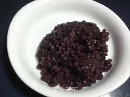 Make Black rice is frozen step 1