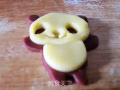 Make Panda 3D cookies step 10