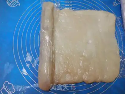 Make Snowflake rice cake step 9
