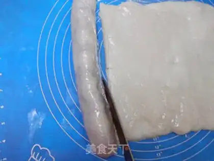 Make Snowflake rice cake step 10