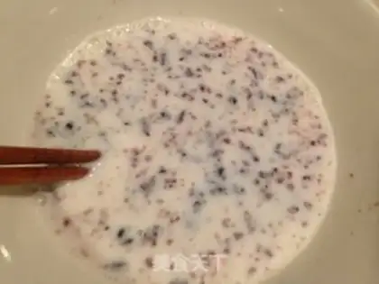 Make Black rice is frozen step 5