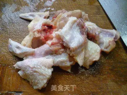 Make Chicken wings and tofu dry step 3
