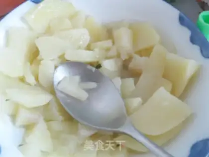 Make Black pepper ham potato box step 2