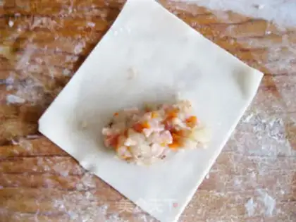 Make Black pepper ham potato box step 4