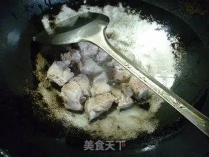 Make The ribs burn peanut rice white step 6