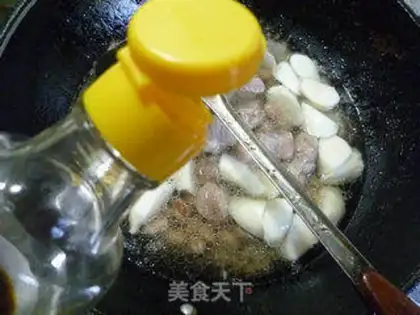 Make The ribs burn peanut rice white step 10