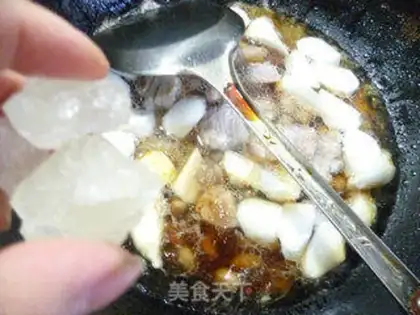 Make The ribs burn peanut rice white step 11