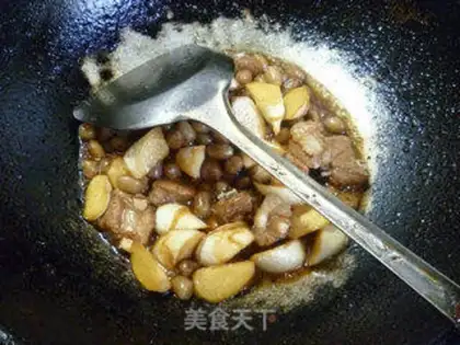 Make The ribs burn peanut rice white step 15