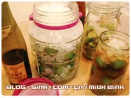 Make Green plum wine step 4