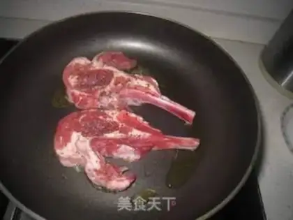 Make Black pepper lamb chop step 2