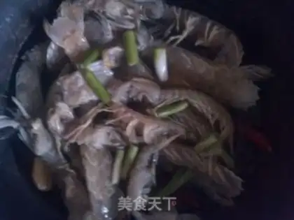 Make A boiled shrimp step 2