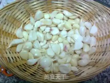 Make Fresh garlic step 1
