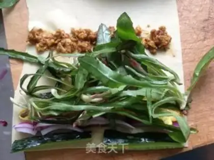 Make Wild tofu rolls step 3