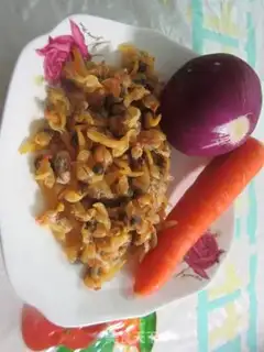 Make Onion fried toad dry step 0