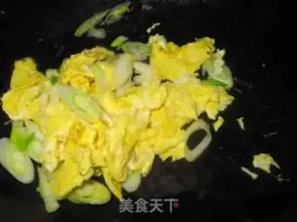 Make Onion fried eggs step 5