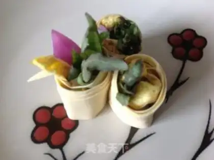 Make Wild tofu rolls step 5