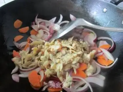 Make Onion fried toad dry step 4
