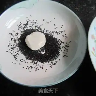 Make Rice sesame cake step 1