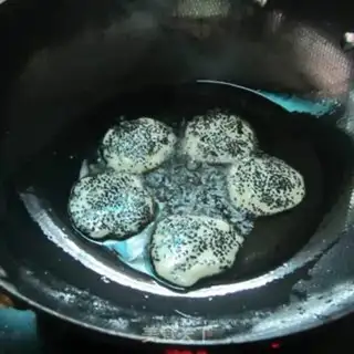 Make Rice sesame cake step 4