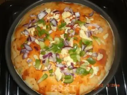 Make Arctic shrimp pizza step 13