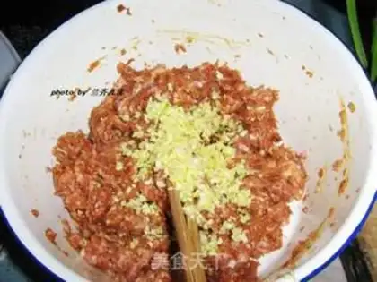 Make Three fresh dumplings step 2