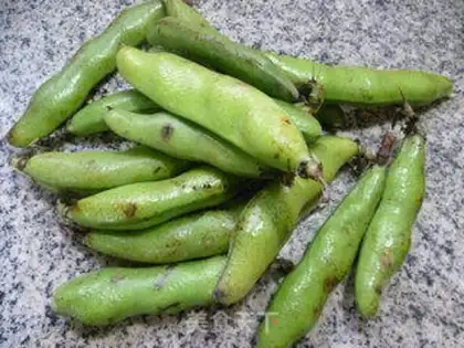Make Watermelon peeled the beans step 0